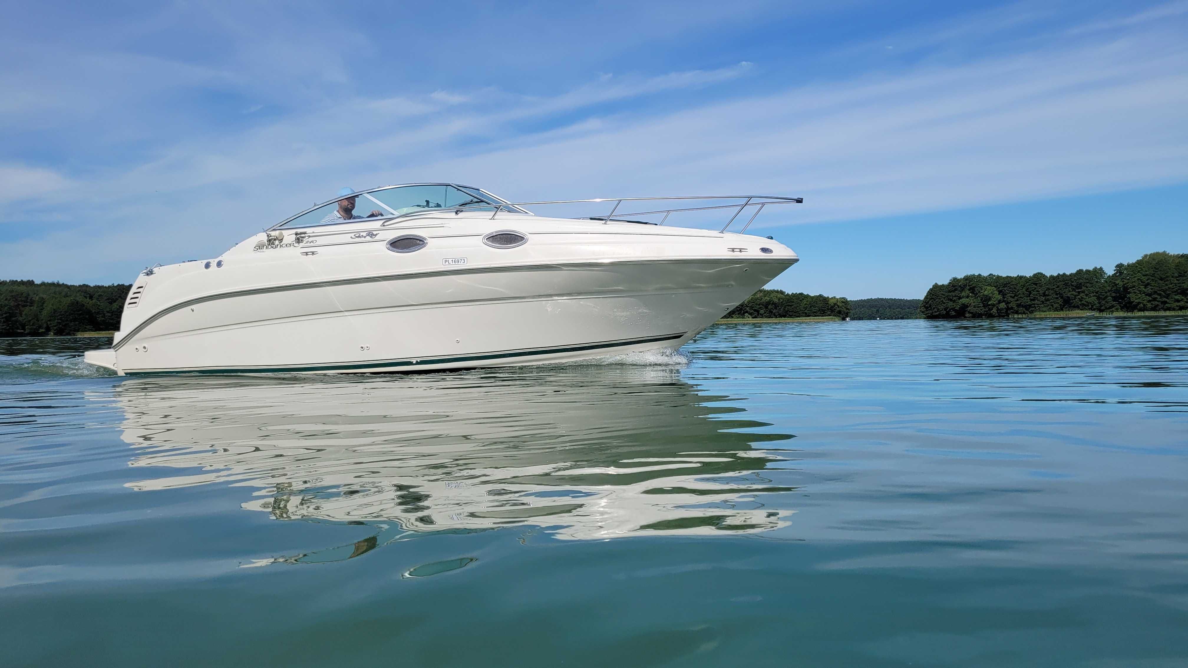 Sea Ray Sundancer 240 z dokumentacją CE- Reja24+ przyczepa