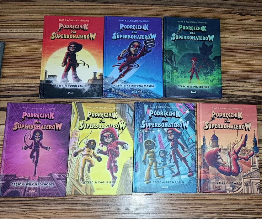 Zestaw Komiks Podręcznik dla superbohaterów tom 1-7