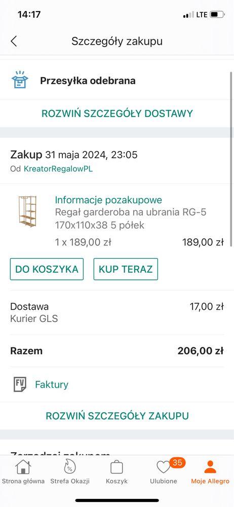 Szafa drewniana / regał drewniany / wieszak drewniany