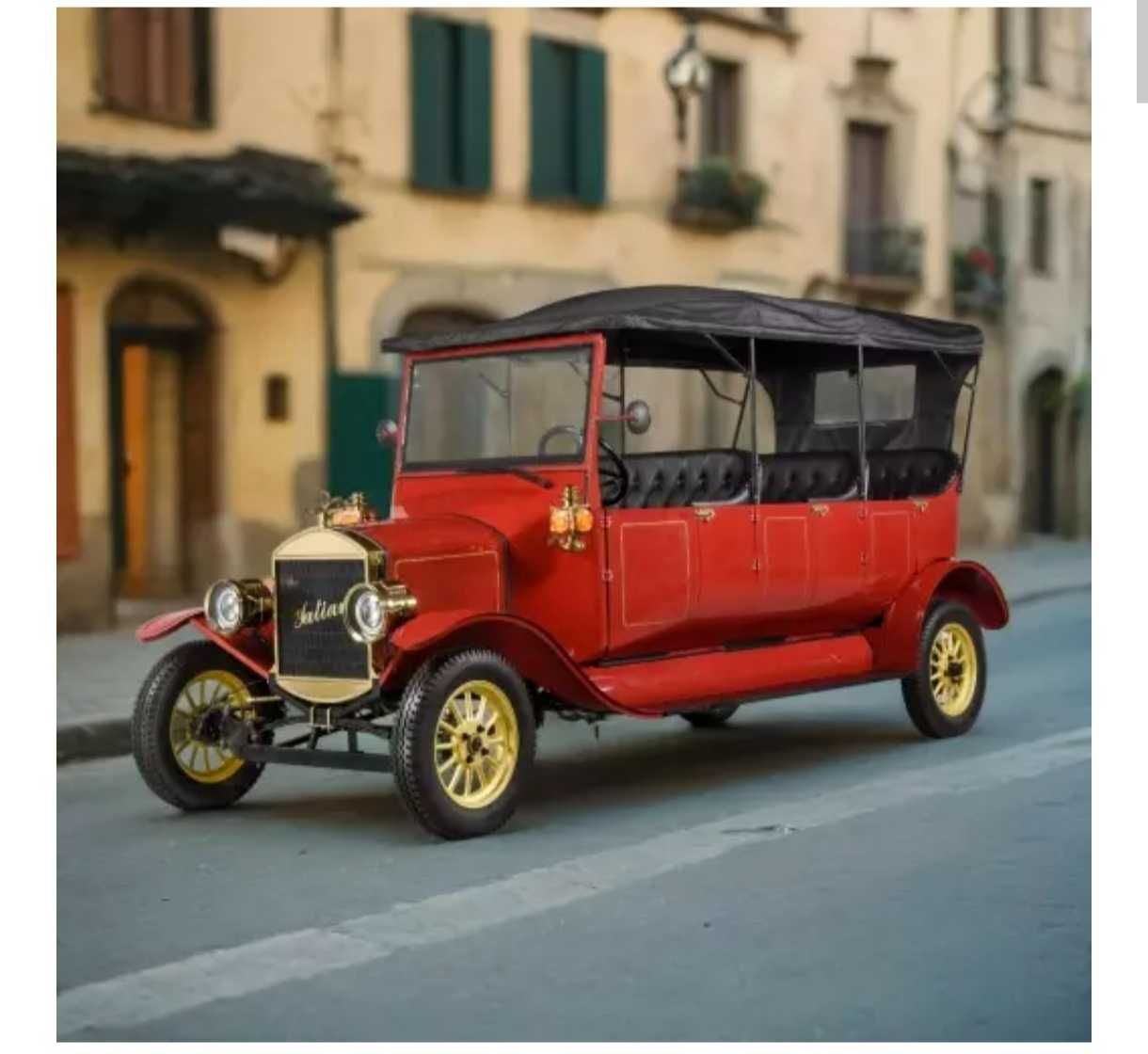 Elektryczny Pojazd Wolnobieżny Vintage – Nowy