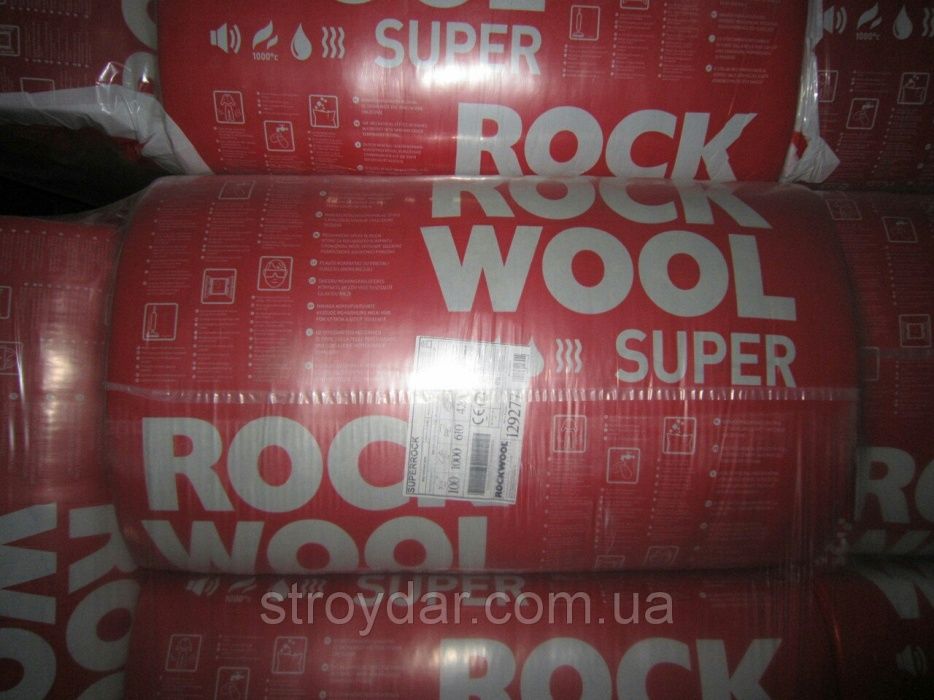 Утеплитель базальтовый Rockwool (Роквул) На кровлю, стены, полы,