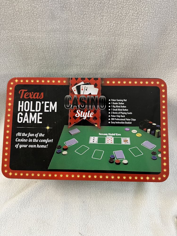 Casino style Texas hold’em game