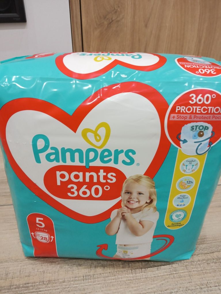 Sprzedam 2 opakowania Pampers pants 360 rozm. 5. 12-17kg