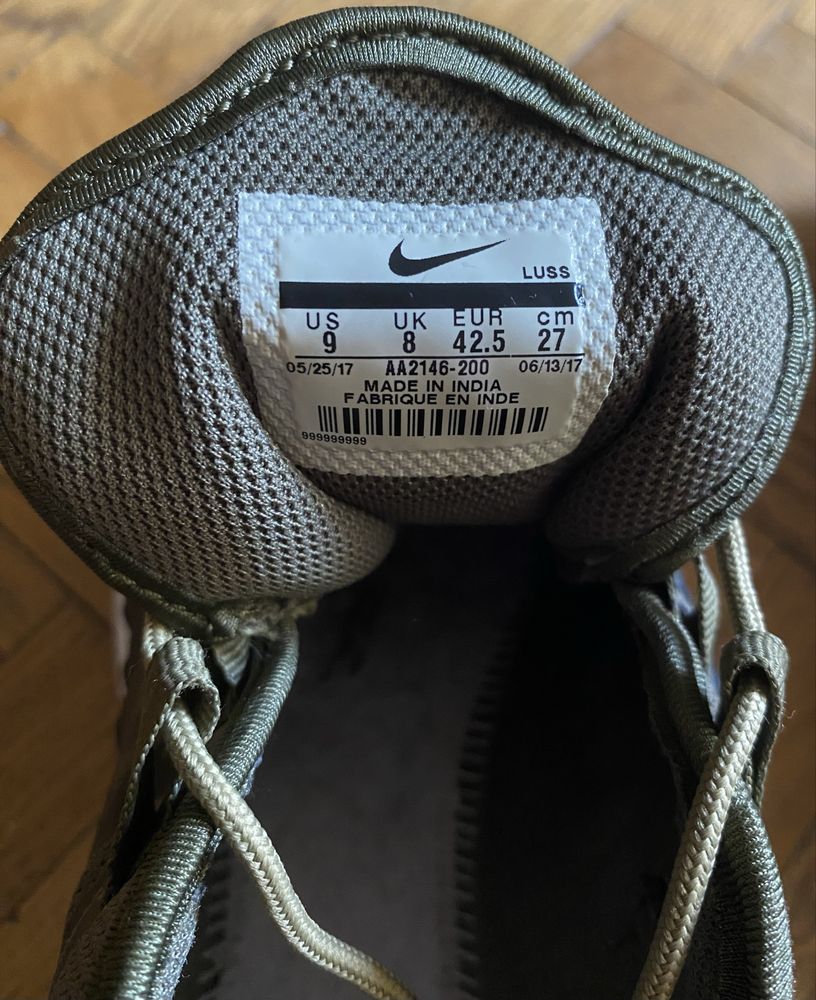 Кроссовки Nike Air Max Axis, Найк, Эир, Аир, чёрный, оливковый.