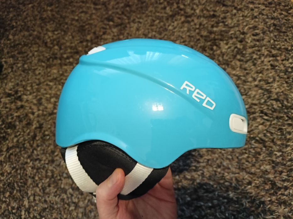 Kask narciarski RED dziecięcy