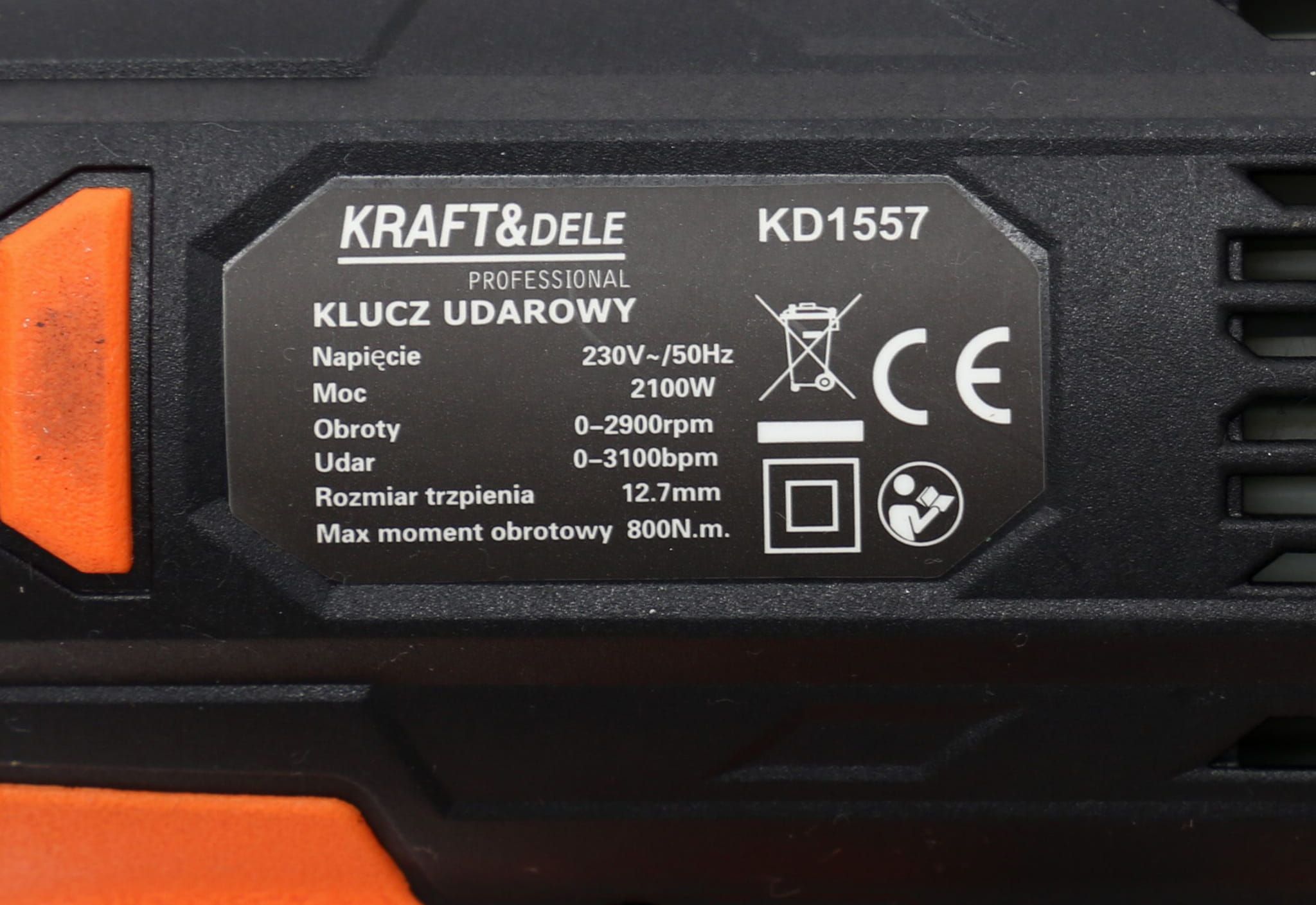 Klucz udarowy elektryczny KD1557