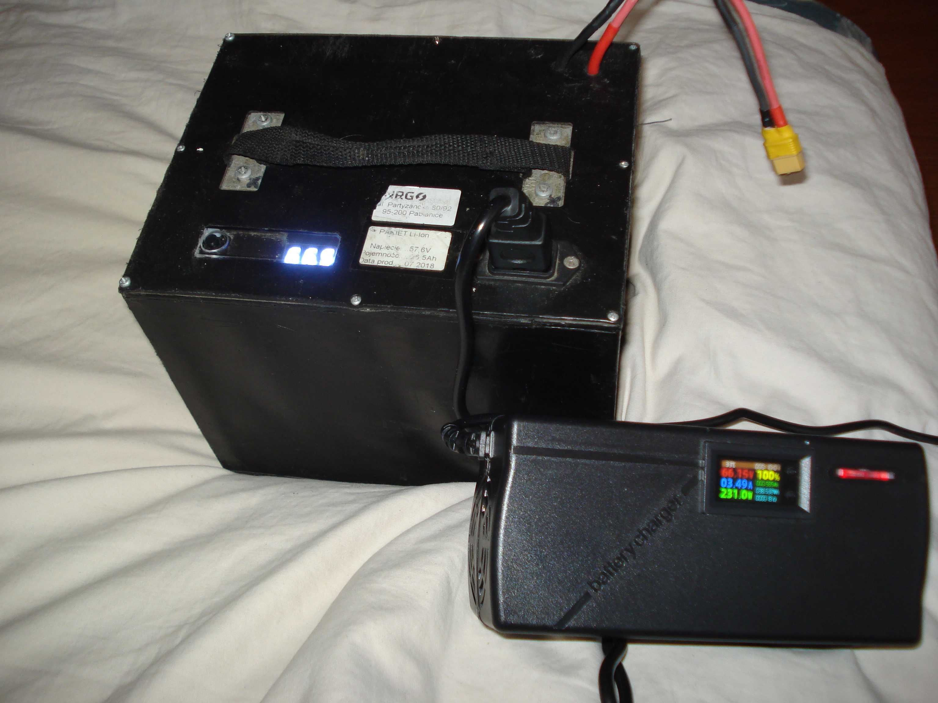 bateria  skuter elektr. 60V poj.od 26Ah do 35Ah  sprawne  sprawdzone