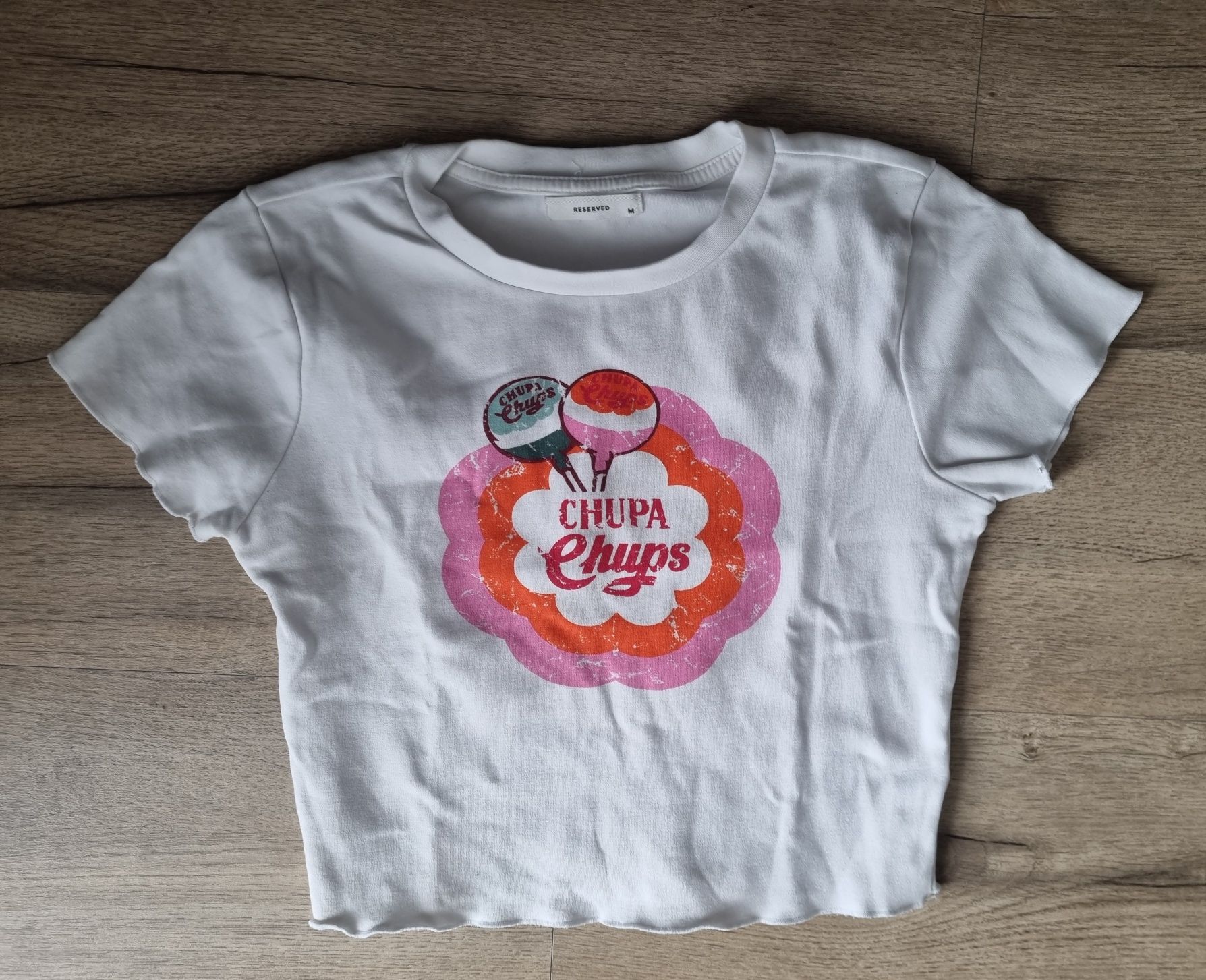 Crop top M reserved bluzka chupa chups