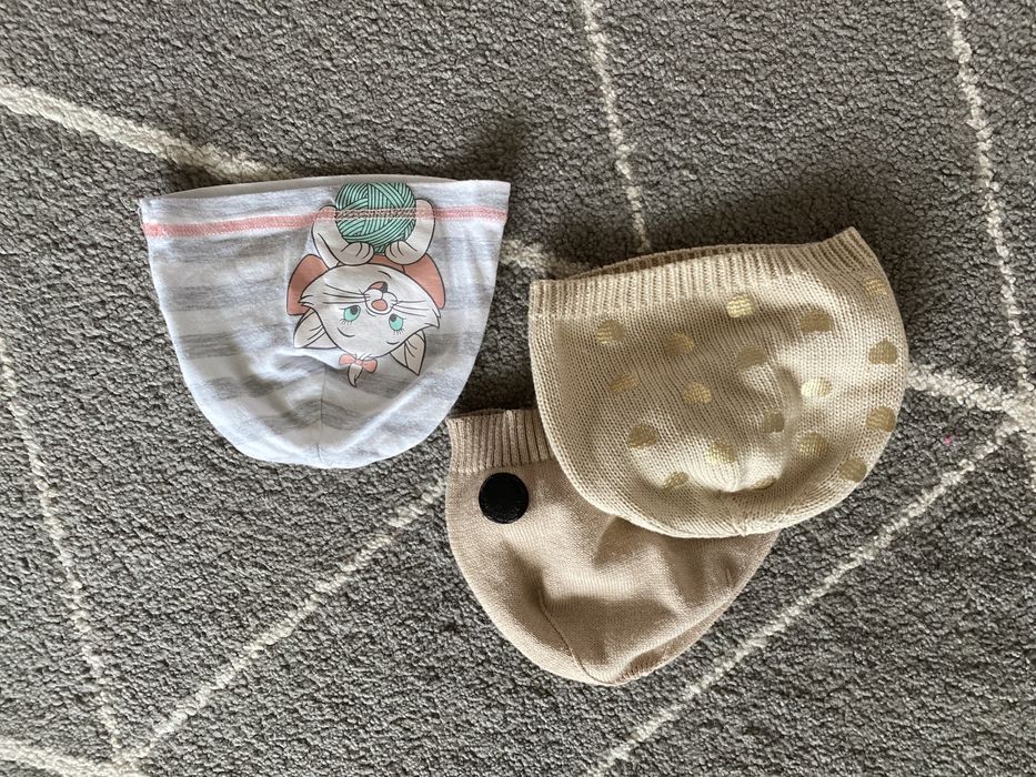 3 czapeczki H&M, CoolClub, Disney - rozmiar 48/50, 86cm, 12-18 m-cy
