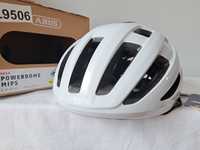 Kask rowerowy Abus Powerdome Mips Shiny White L 57-61cm