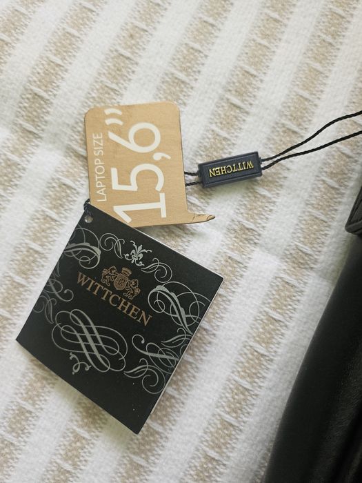 Wittchen torba na laptopa 15,6 cala ze skóry.