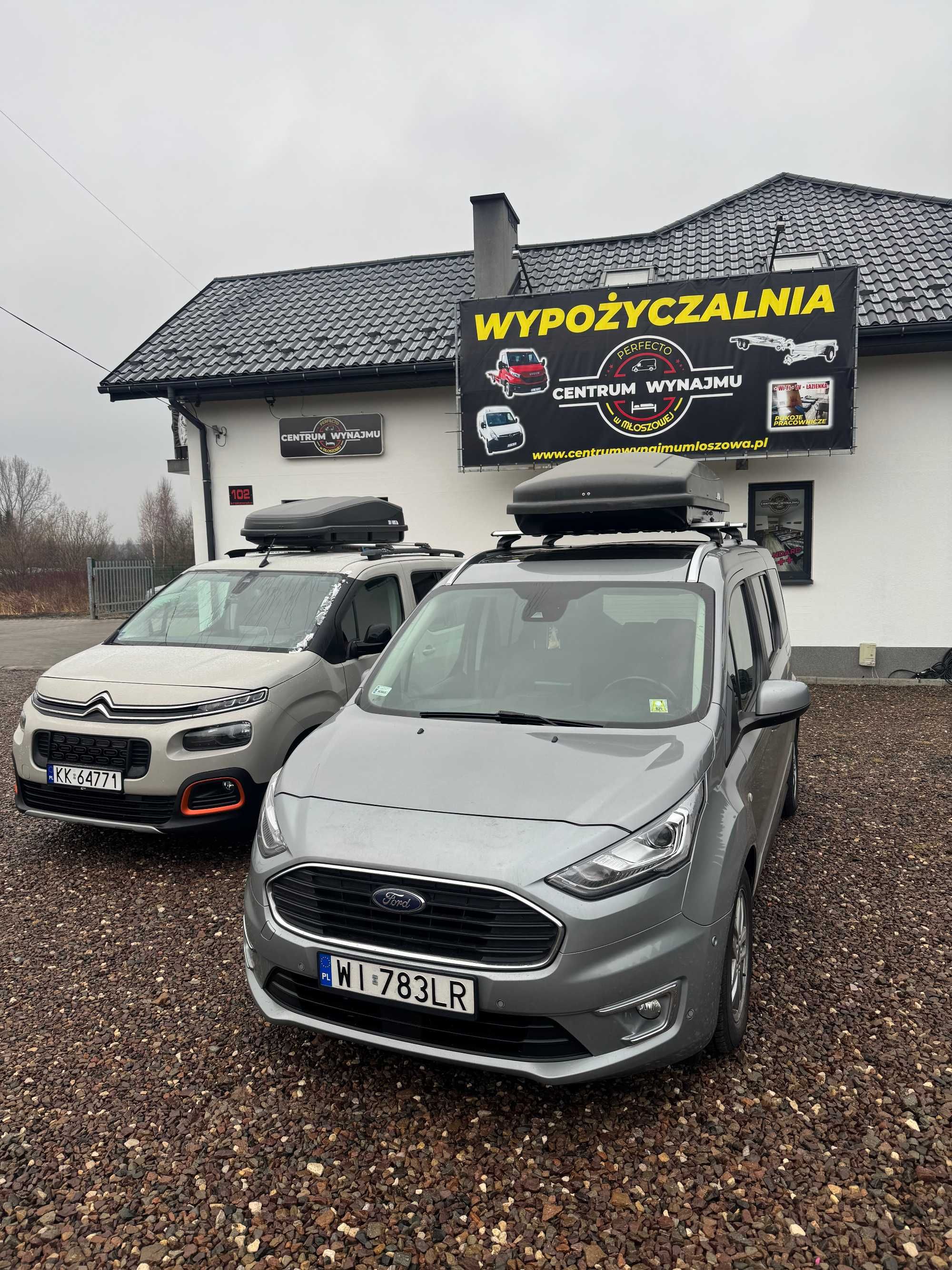Wynajem Wypożyczalnia Ford Tourneo Connect  Berlngo 7-os Automat