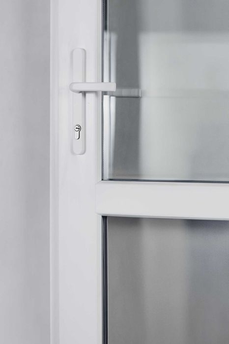 NOWE DRZWI PCV dwuskrzydłowe - do sklepu firmy biura - Dowóz GRATIS