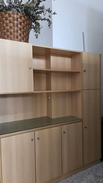 Movel novo em madeira com canto com 1.75 l, 2mts al, d 50 cm