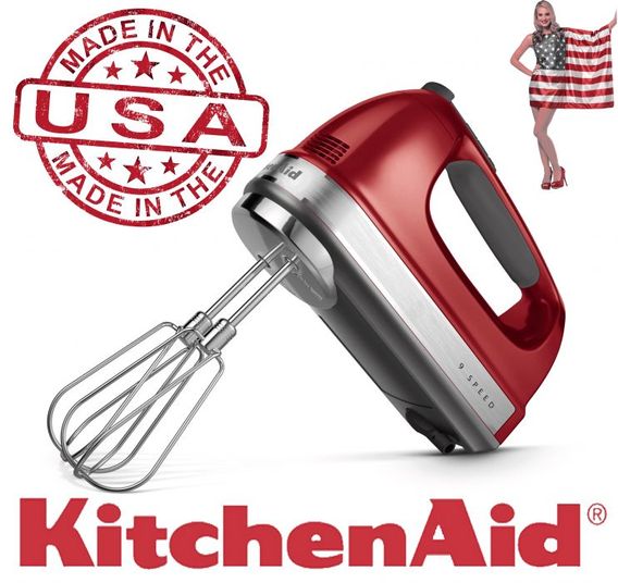 Ручной миксер KitchenAid 5KHM9212 США с аксессуарами разные цвета