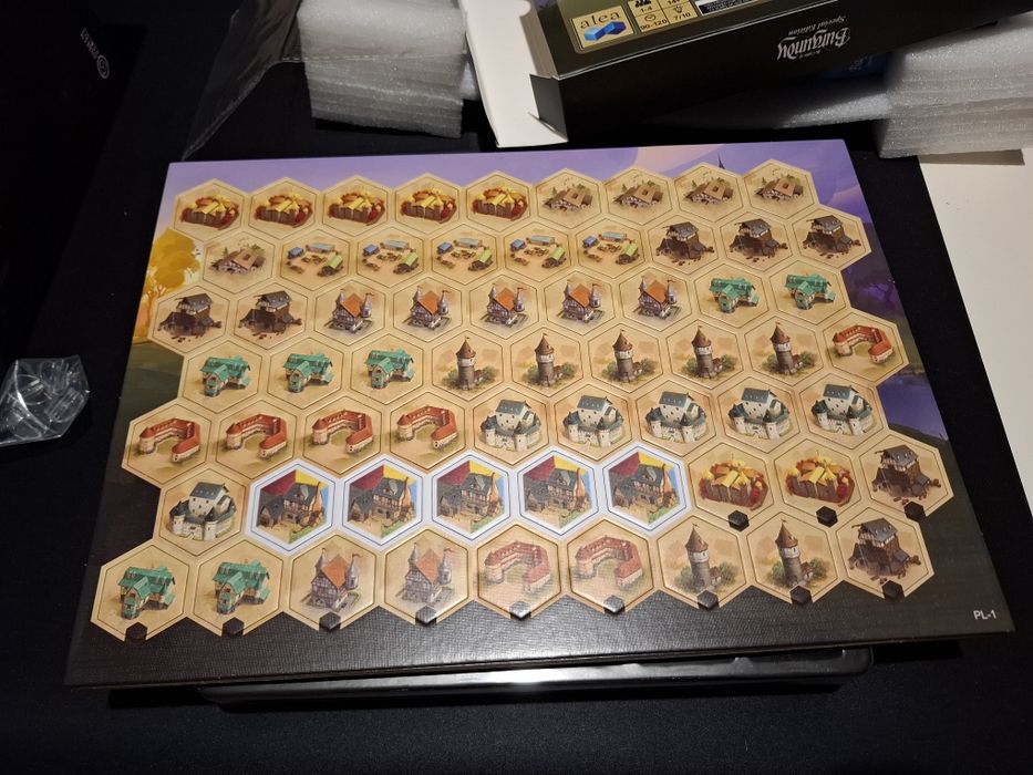 Zamki Burgundii kartonowe znaczniki z edycji Awaken Realms