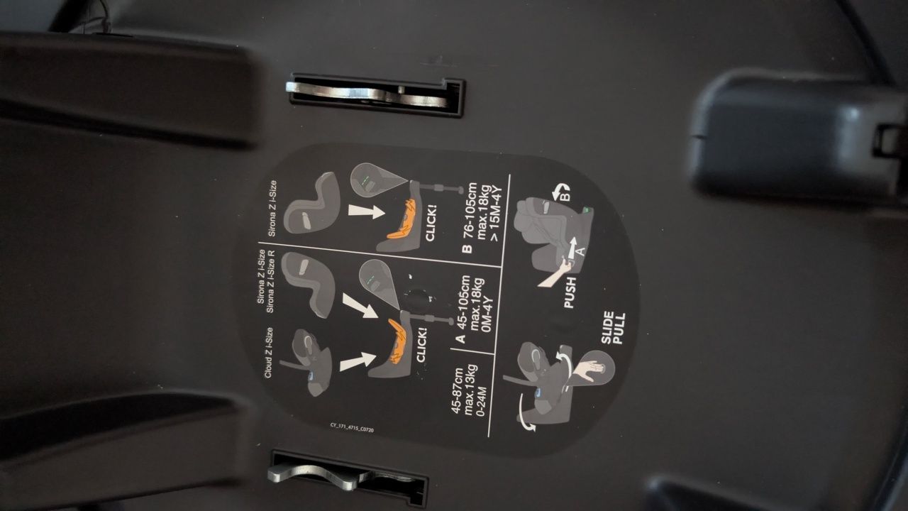 isofix e ovo da marca cybex