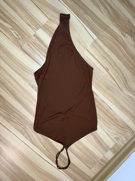 Body damskie Zara brązowe czekoladowe S