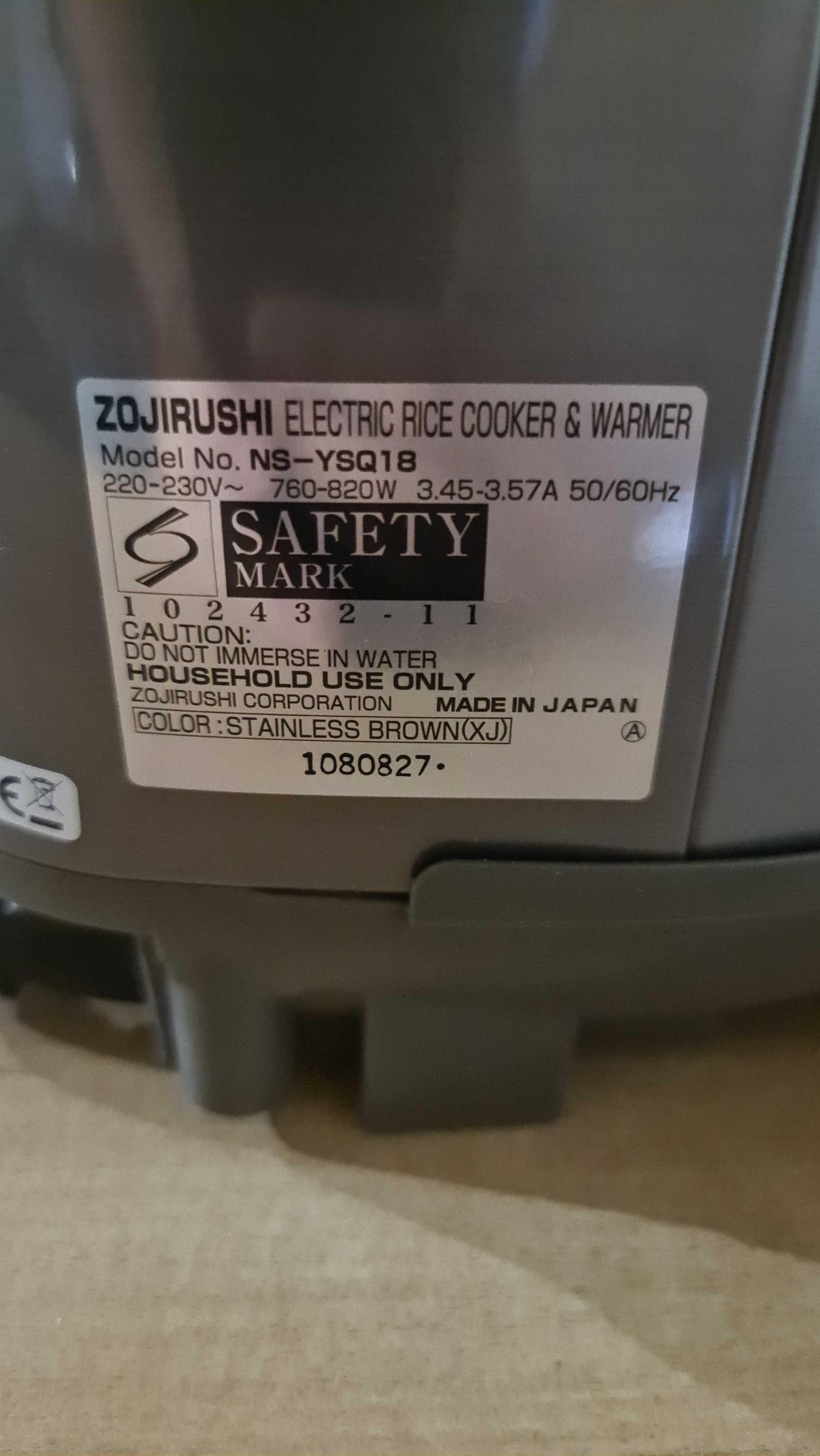 Ryżowar Zojirushi NS-YSQ18