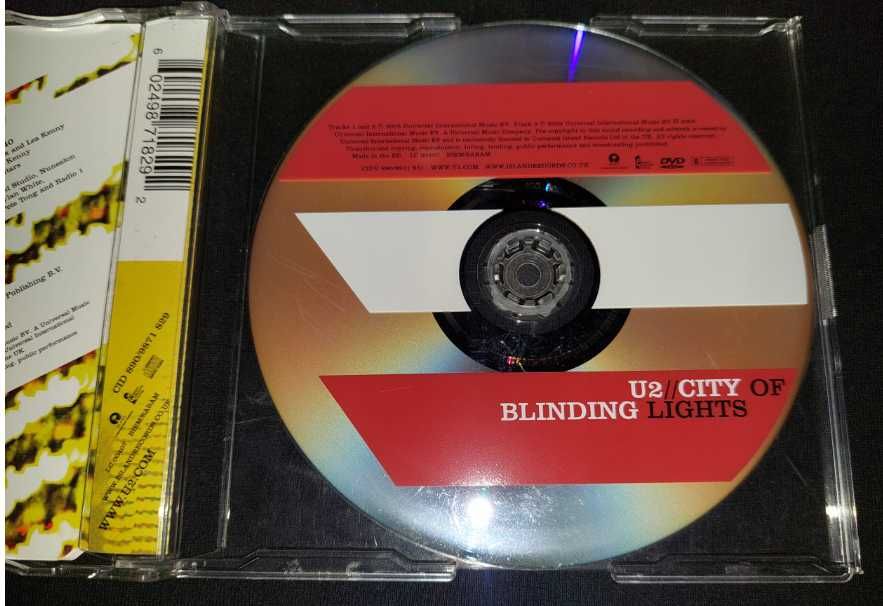U2 City Of Blinding Lights DVD 2005 UK