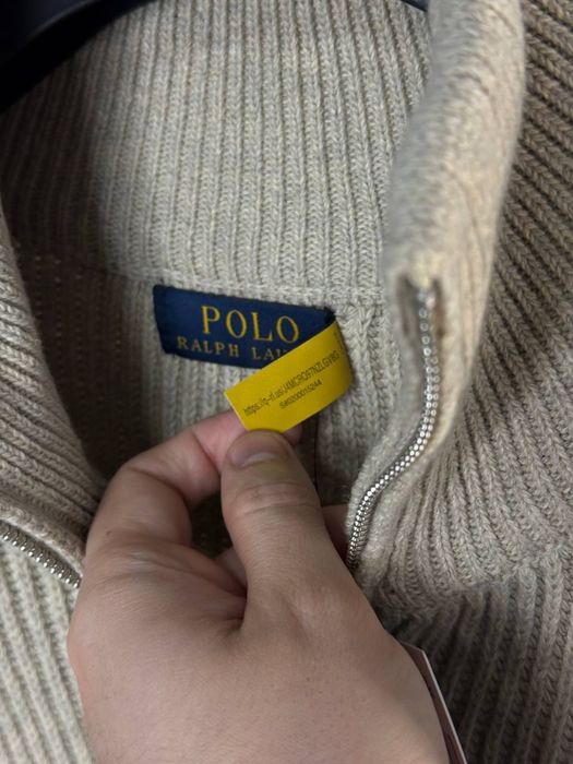 Светр зіпер polo ralph lauren зіпка