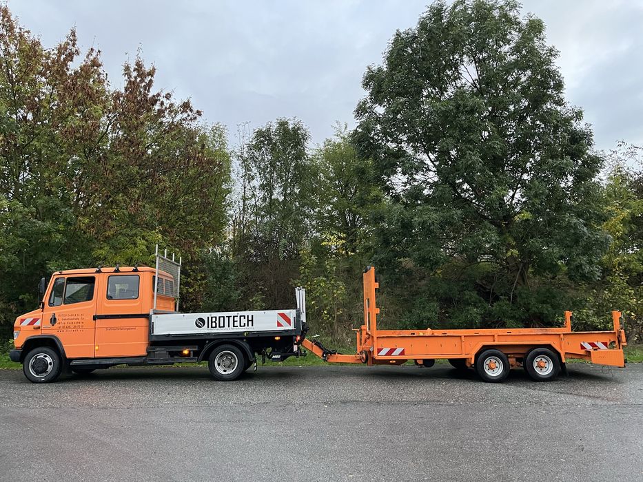 przyczepa do przewozu koparki lub sprzętu budowlanego BLOMENROHR 545