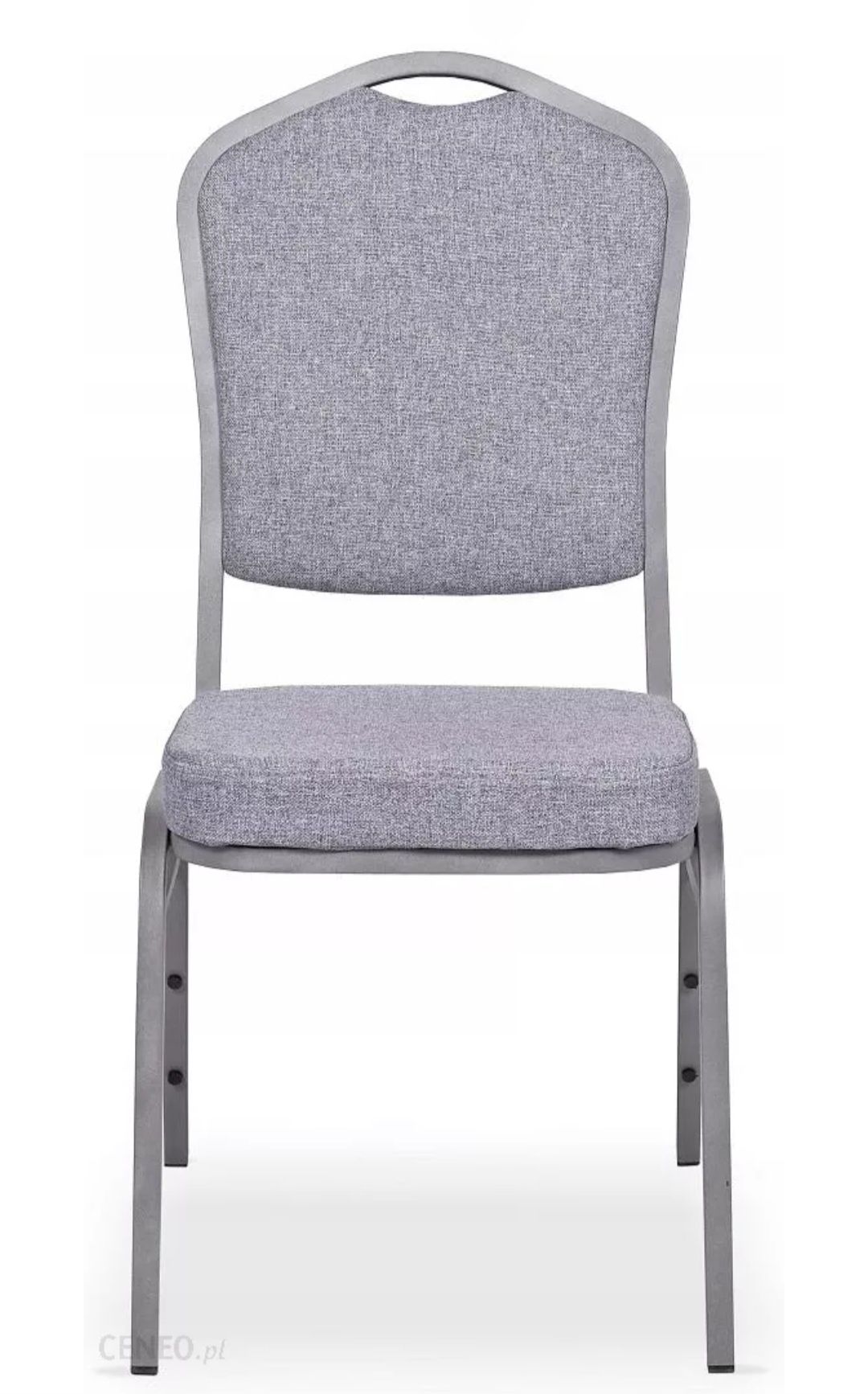 Krzesło metalowe design St 550 Szare