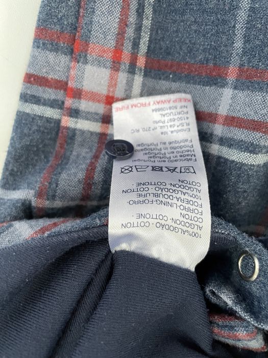 Calças Jardineiras Knot 92cm/2-3 anos com forro