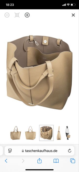 Torebka skórzana Marc O’Polo shopper