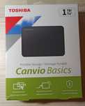 Nowy przenośny dysk twardy Toshiba Canvio Basics 1TB