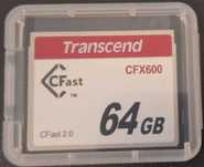 Картка пам'яті Transcend CFX600 64ГБ CFast 2.0 (TS64GCFX600)