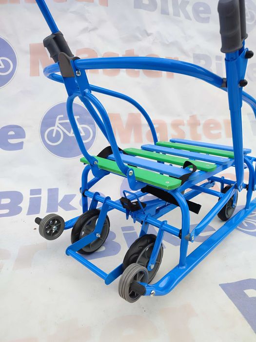 Санки на колесах "Мрія" блакитні