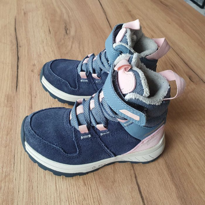 Buty Quechua SH500 Warm r.25, zapinane na rzepy dla dziewczynki