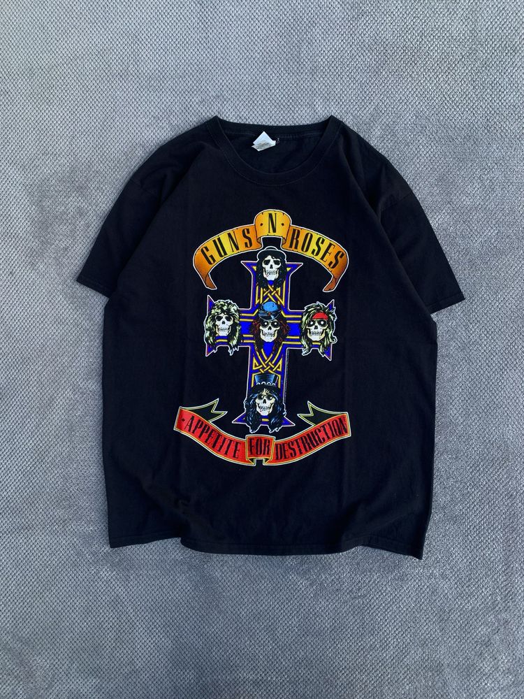 Guns N Roses Appetite For Destruction T-Shirt Size:L мерч футболка рок
