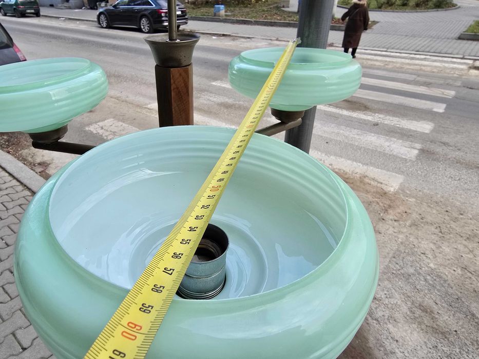 Stara lampa żyrandol art deco