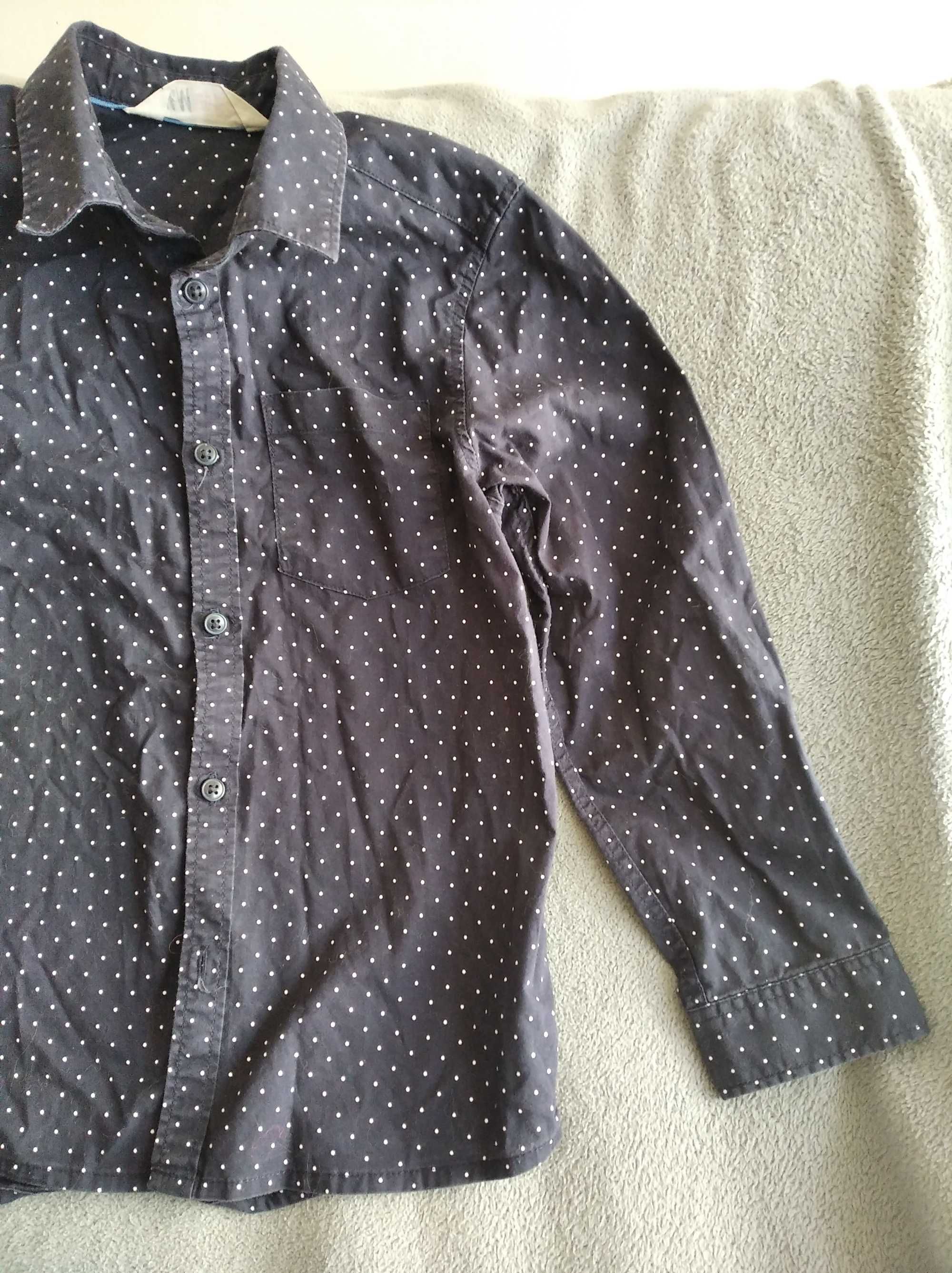 Koszula H&M granatowa 116
