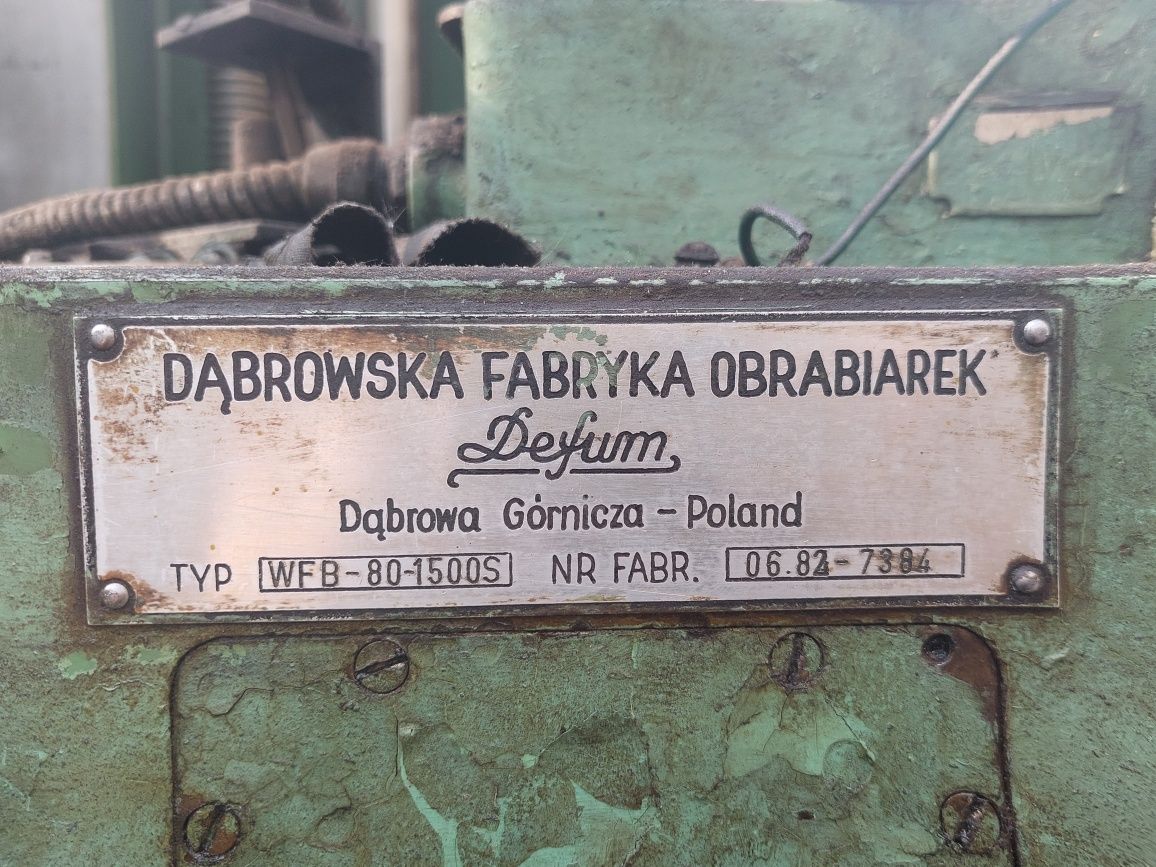 Wytaczarka Defun WFB-80-1500S