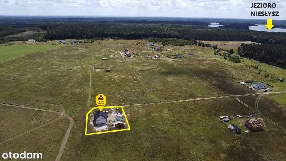 Dom 102m2 z działką w cenie mieszkania | 2 km od jeziora | Mostki