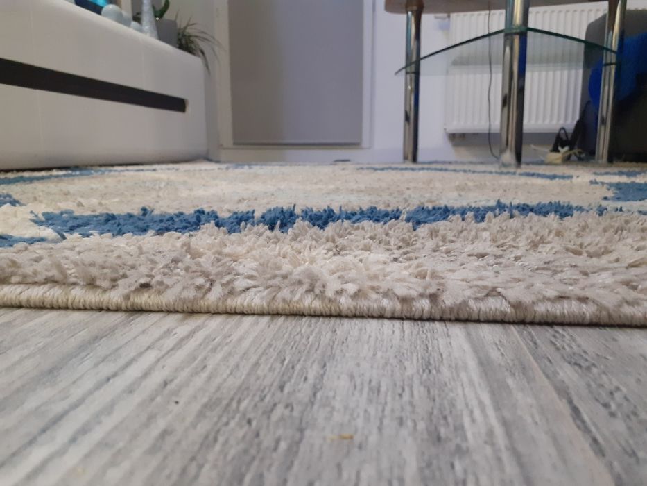 Niebieski dywan 220×160