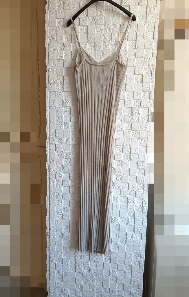 Довга сукня, сарафан  на бретелях  Zara