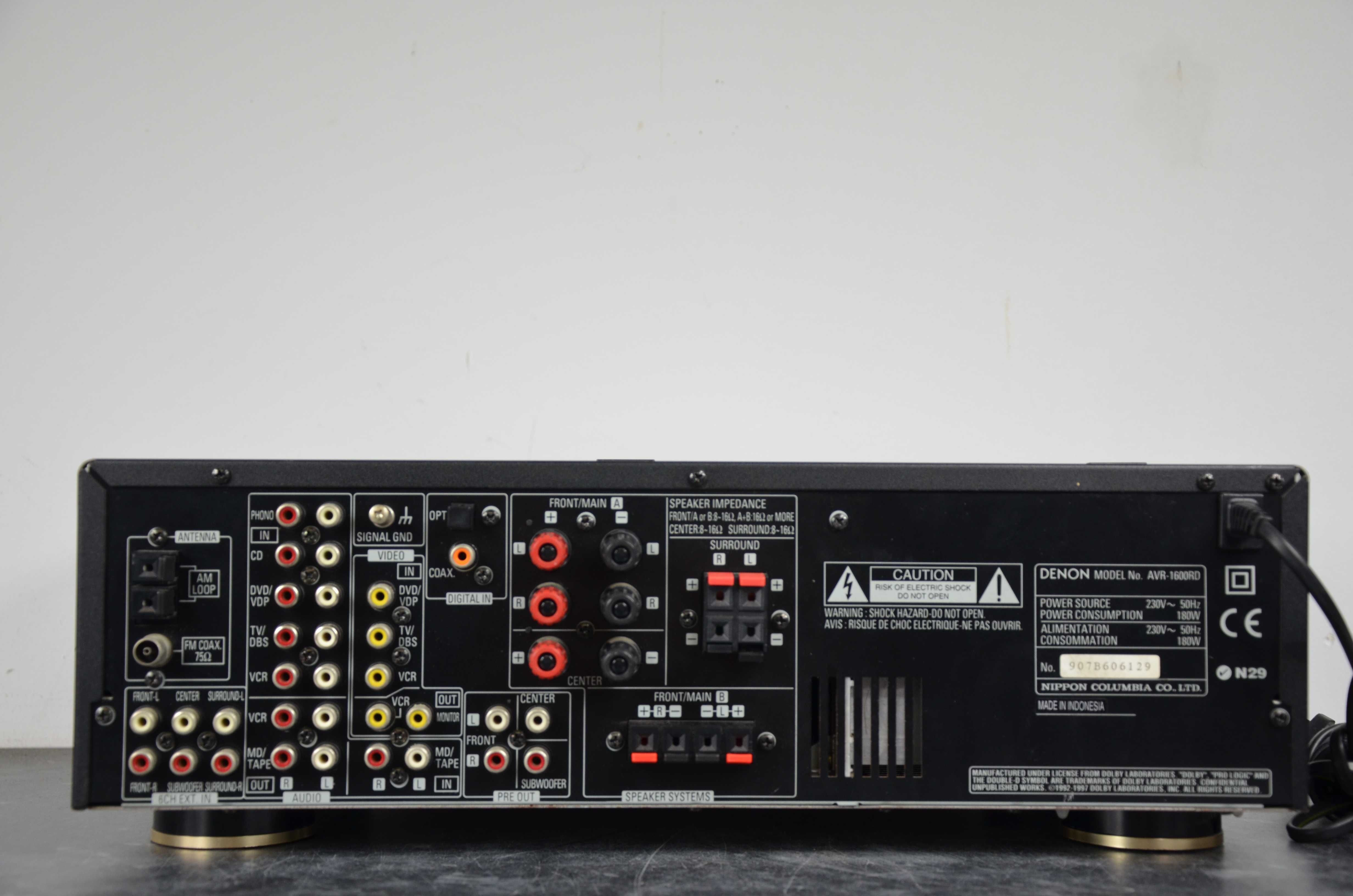 AMPLITUNER DENON AVR-1600 RD Pilot  okazja Oryginał