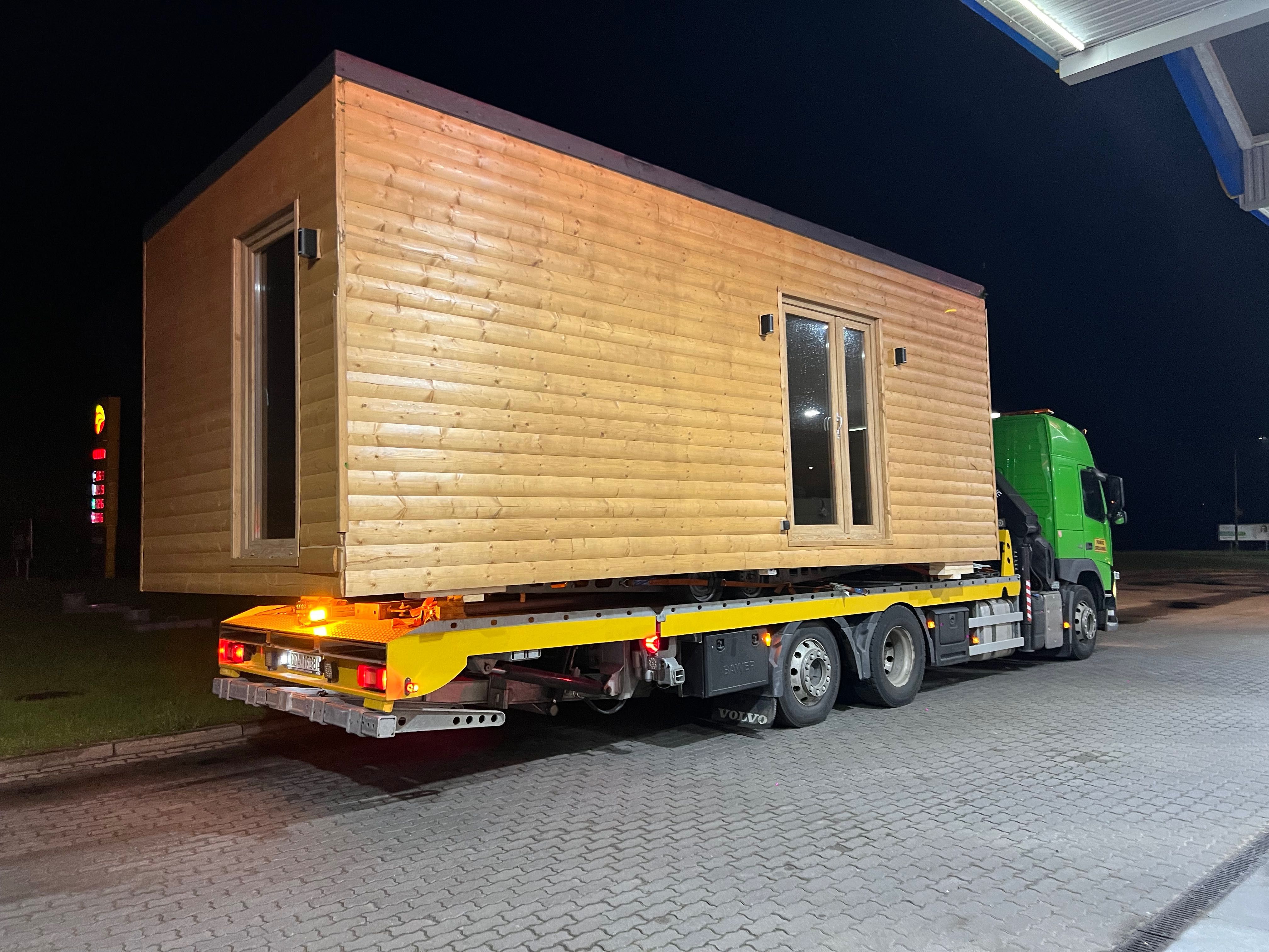 Usługi HDS transport Łodzi, domki, kontenery.