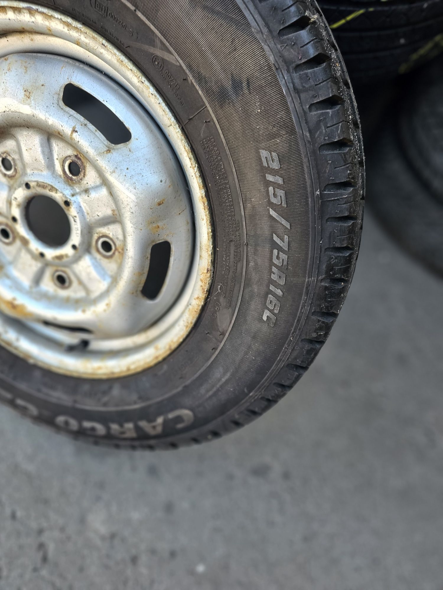 Koło zapasowe ford Transit 16 5x160 opona 215/75/16 Goodyear