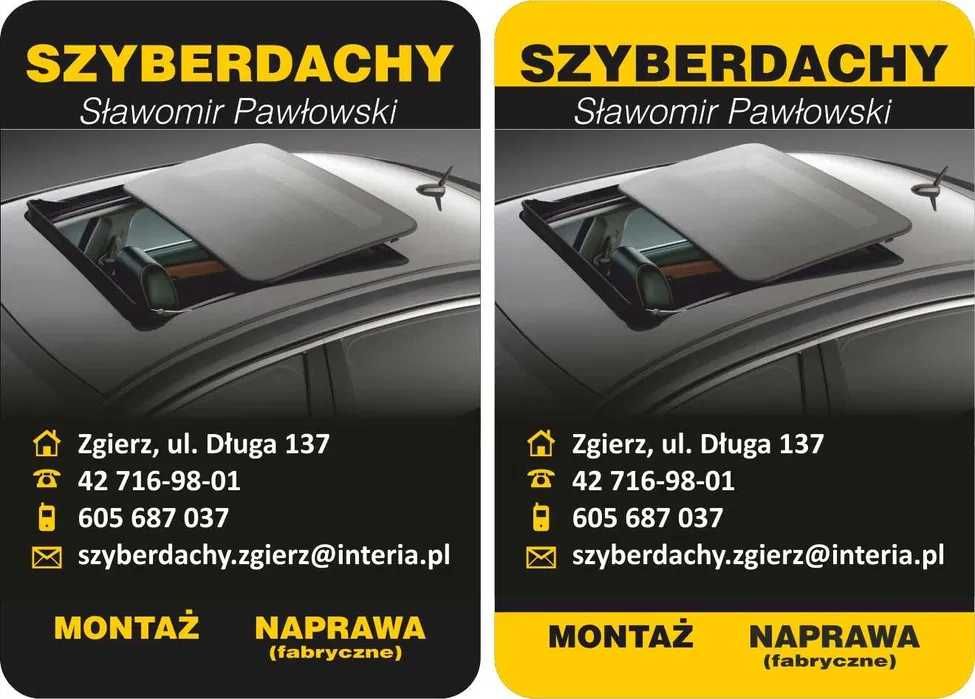 Szyberdach Panorama uniwersalne oraz fabryczne do każdgo auta