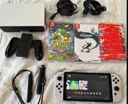 Nintendo switch OLED + gry i akcesoria