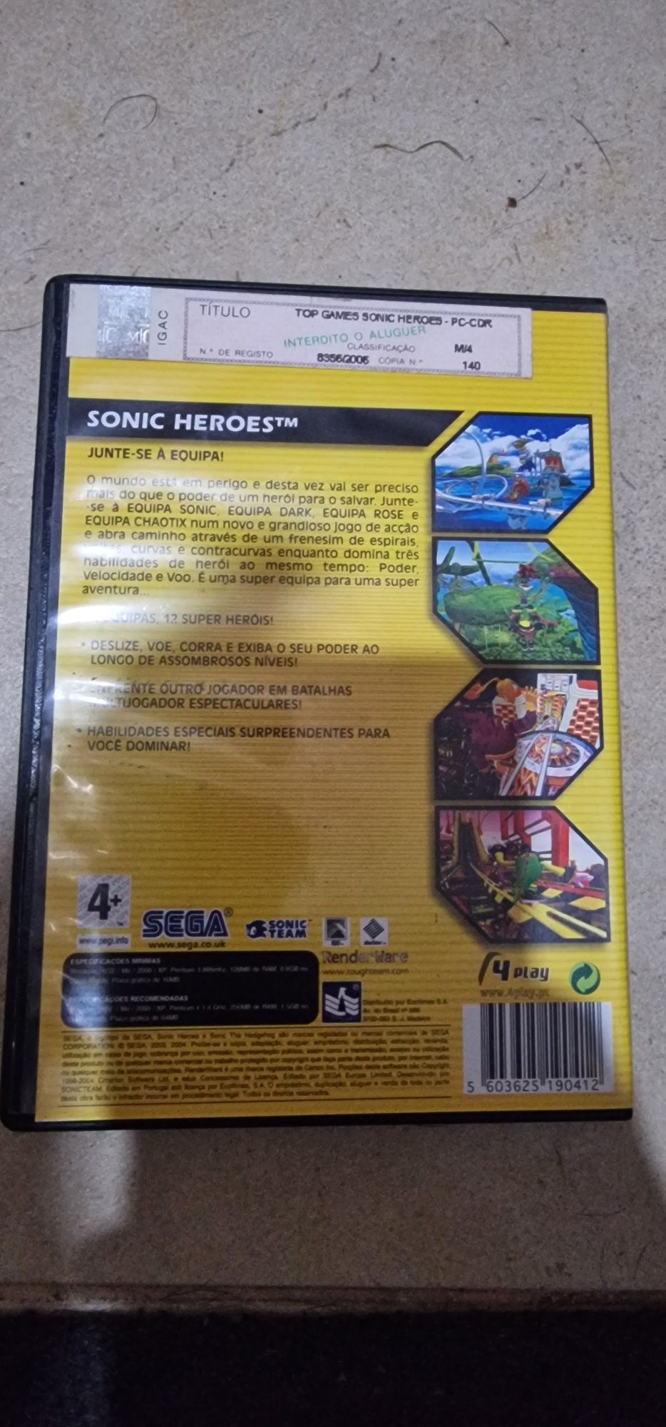 Sonic Heroes para PC