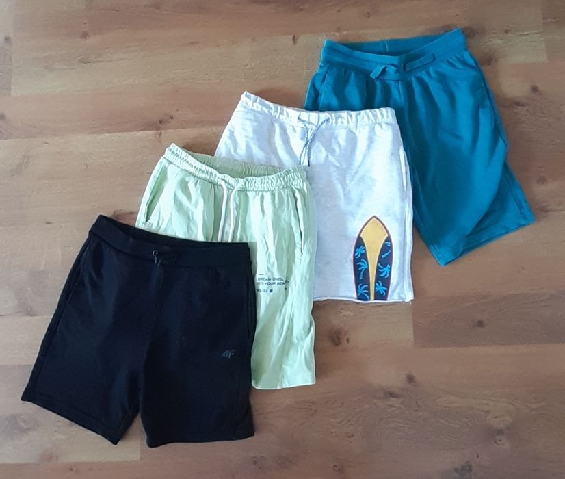 Zestaw dla chłopca rozmiar 152 spodnie spodenki koszulki Zara Puma 4F