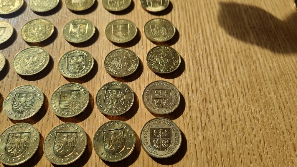 Monety okolicznościowe herby województw 24 monety