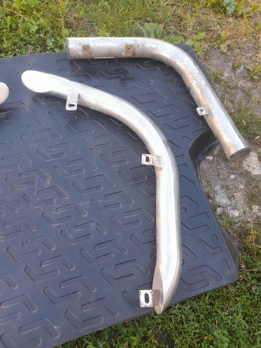 Защита заднего бампера Дуги для Митсубиси Паджеро Спорт 1