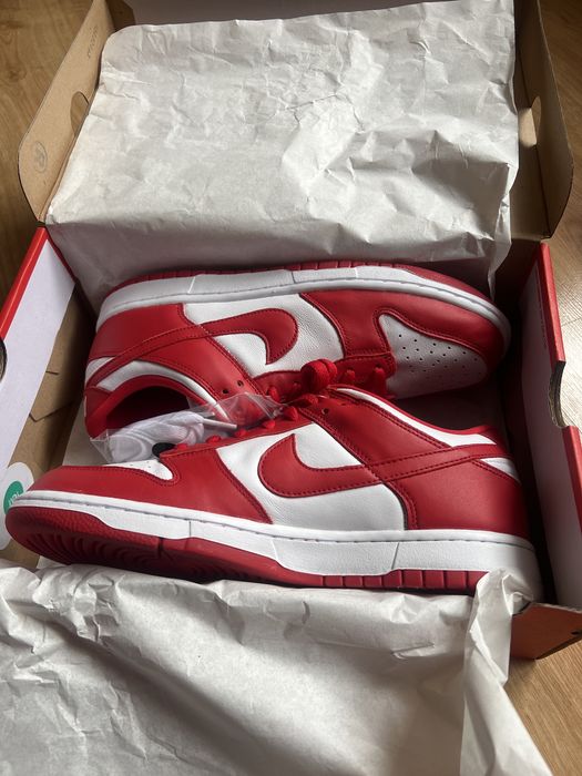 Nike dunk low panda red nowe 44r